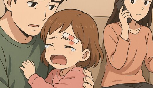 【育児日記】娘の顔に怪我！私たち夫婦がとった対応と感じたこと
