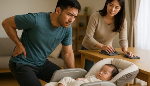 筋トレしててもぎっくり腰に…育児中の落とし穴と支えられた日々